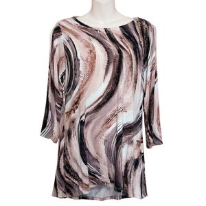🔵BOGO FREE🔵 Belle by Kim Gravel Tunic Top Sz XS